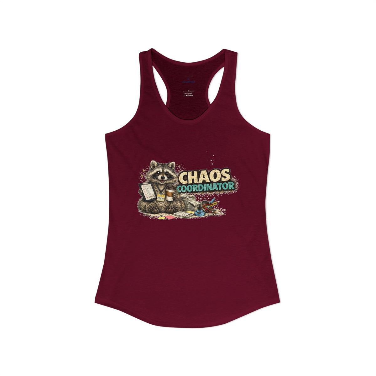 Chaos Coordinator Racerback Tank