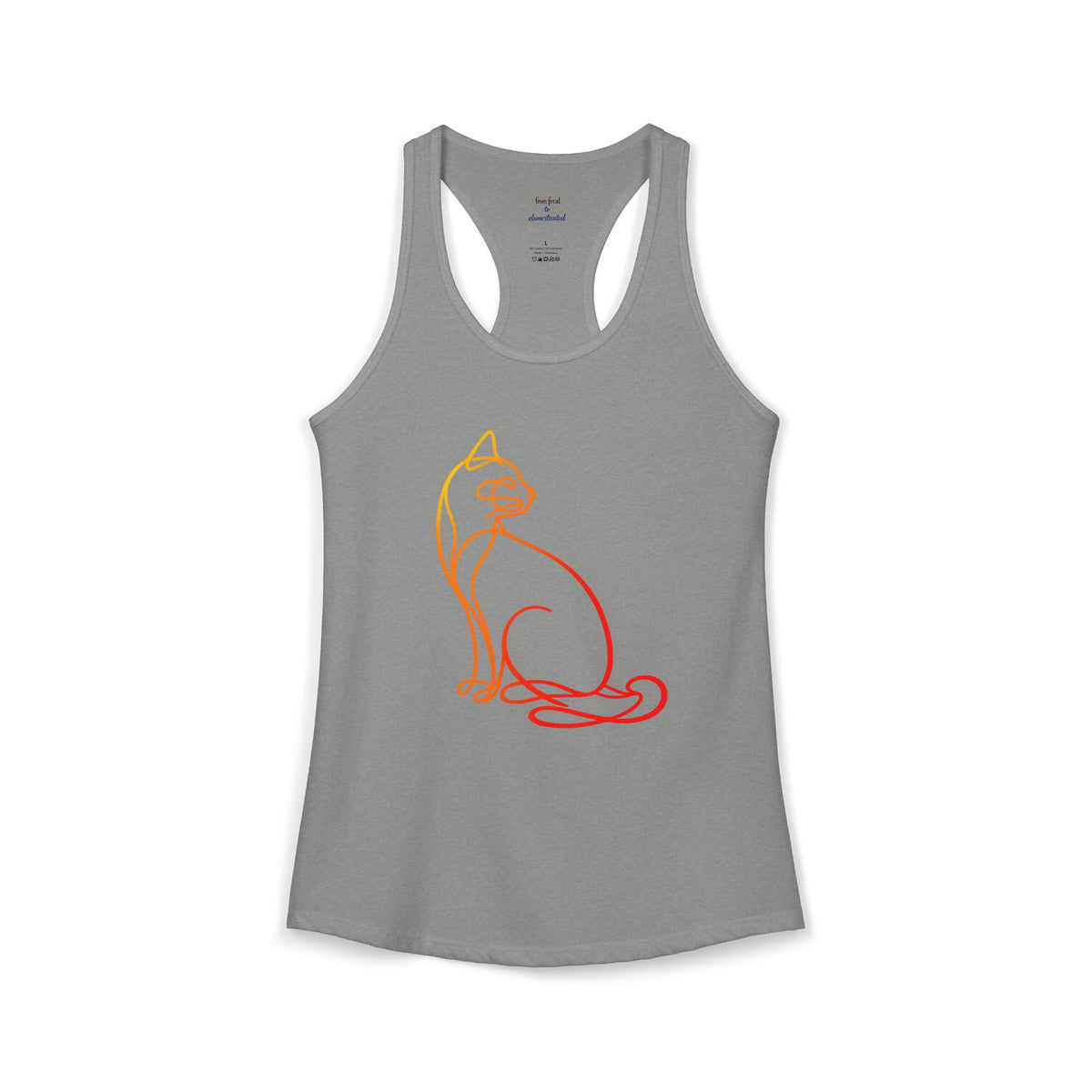 Sunrise Cat Racerback Tank