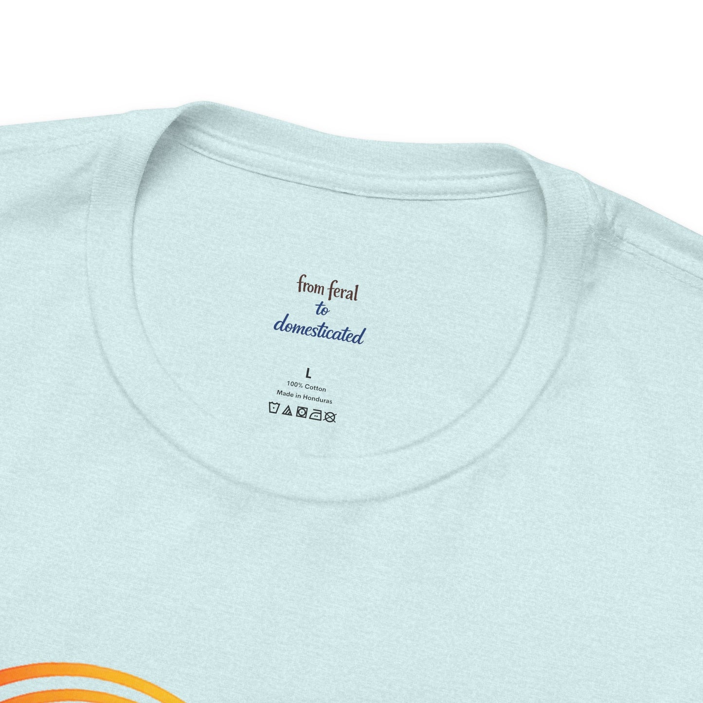 Heart/Paw Colorful Line-Work T-Shirt