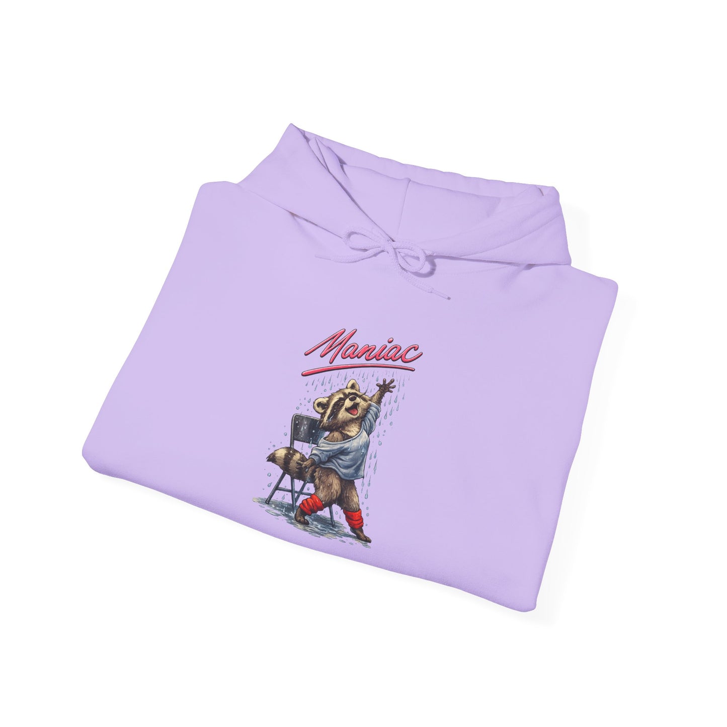 Dancing Raccoon "Maniac" Hooded Sweatshirt