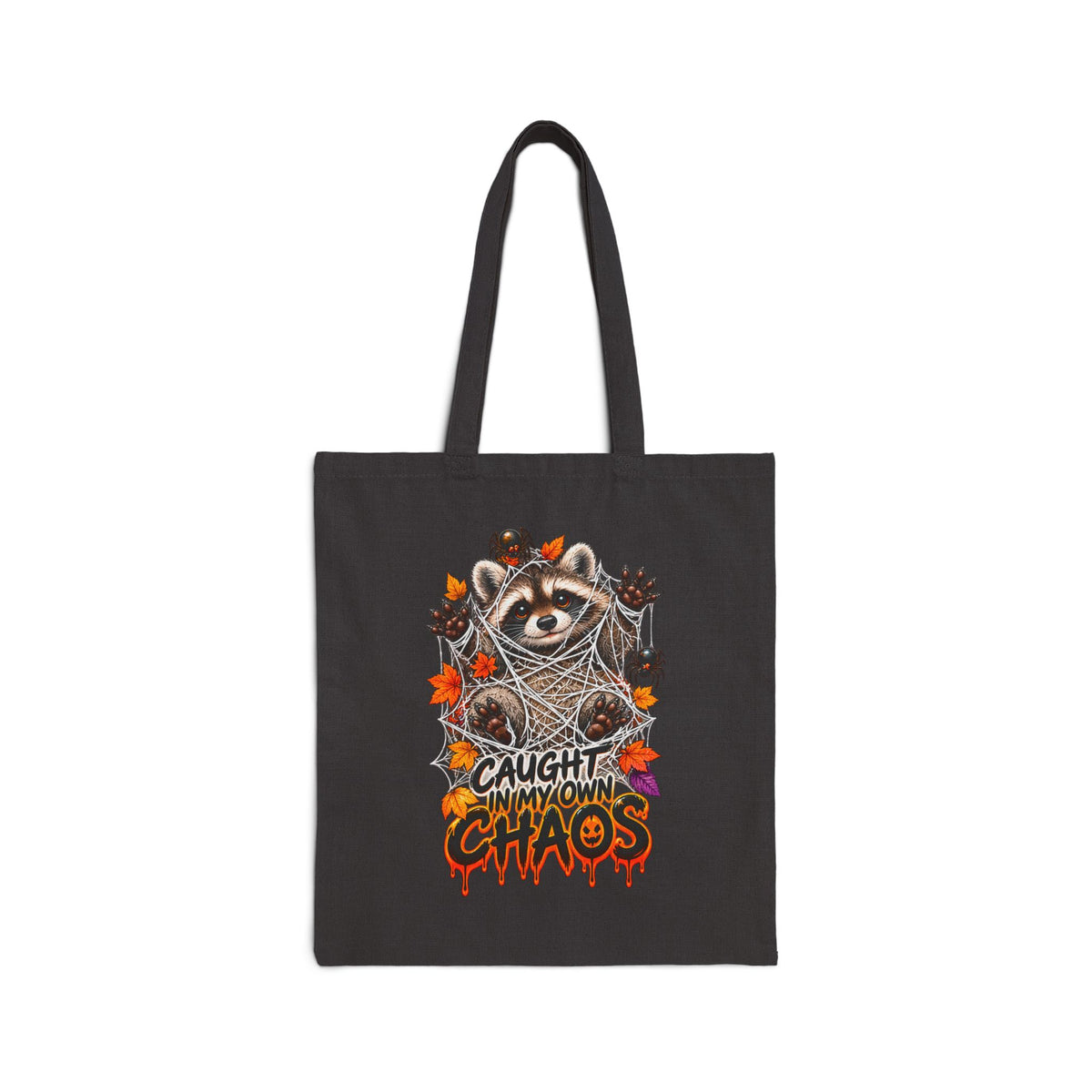 Caught Raccoon Tote Bag