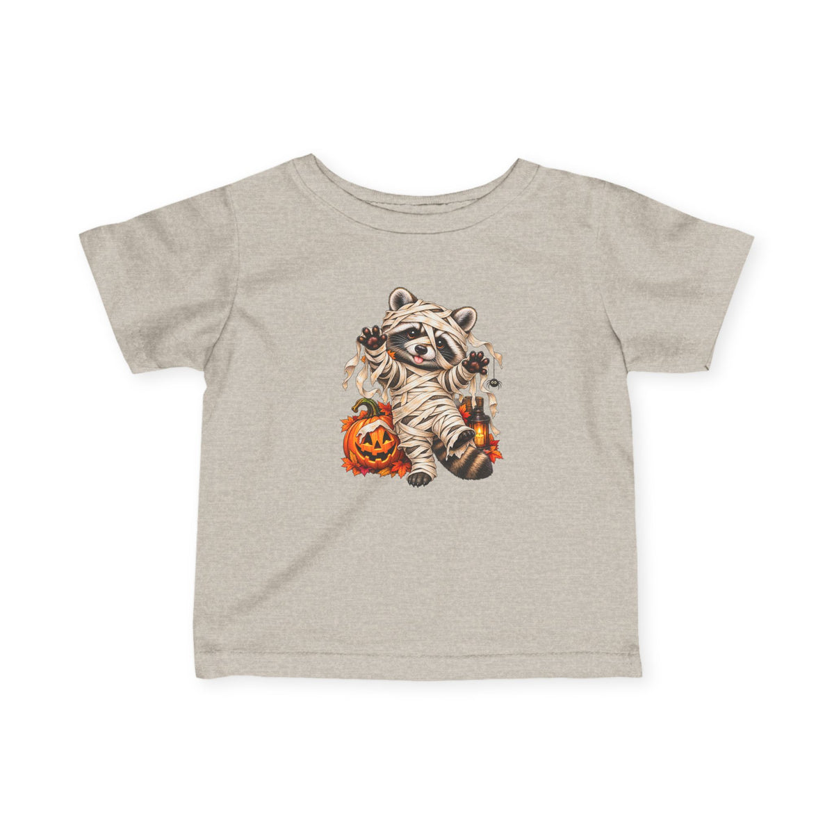 Halloween Mummy Raccoon Infant Tee