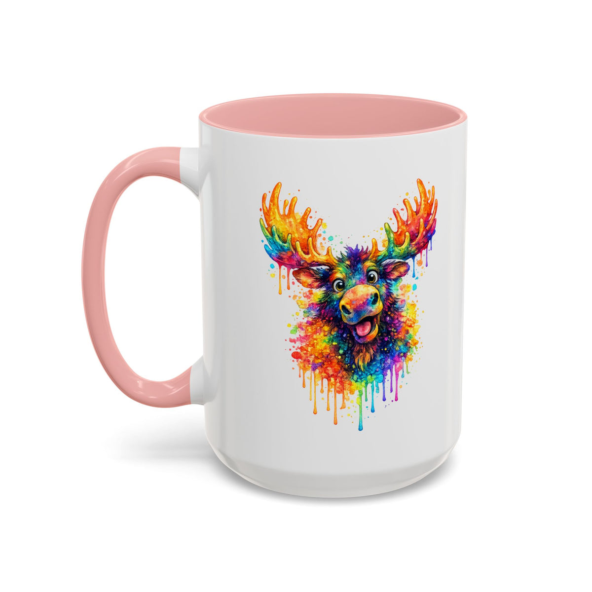 Watercolor Moose Coffee Mug  (11/15oz)