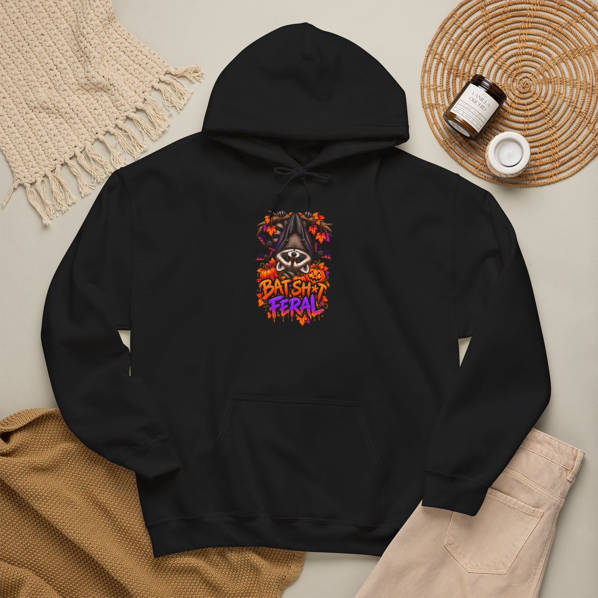 Batty Raccoon Hooded Sweatshirt