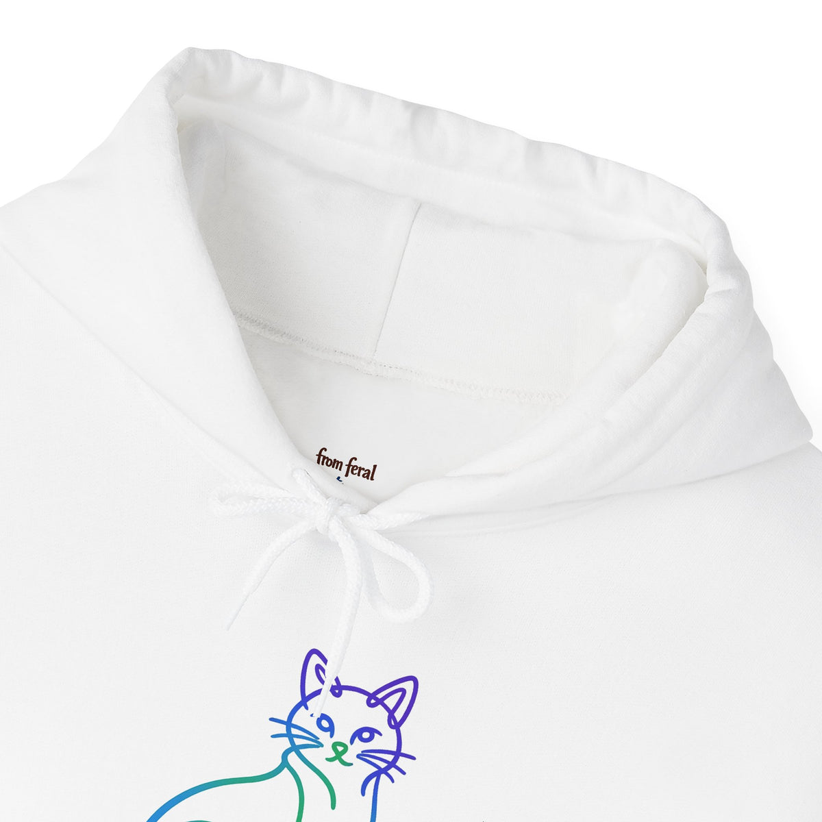 Northern Lights Cat Hooded Sweatshirt