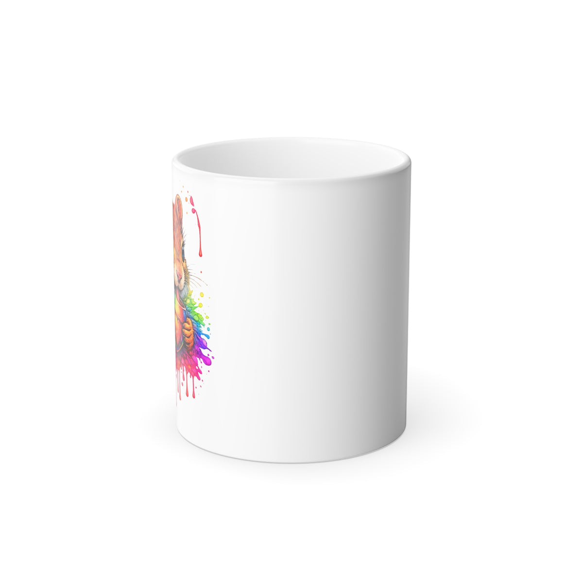 Watercolor Squirrel Color-Changing Mug  11 oz
