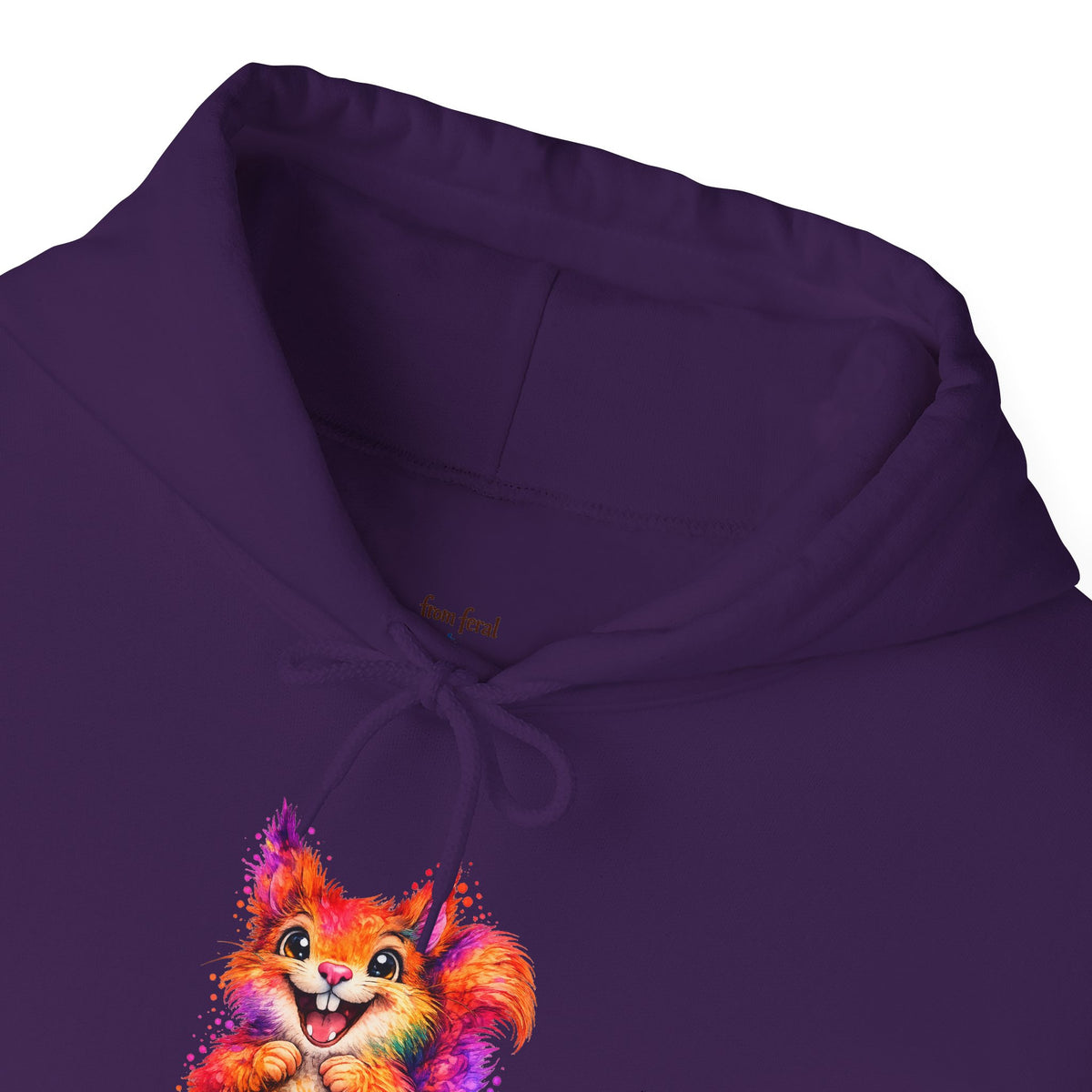 Watercolor Squirrel Hooded Sweatshirt