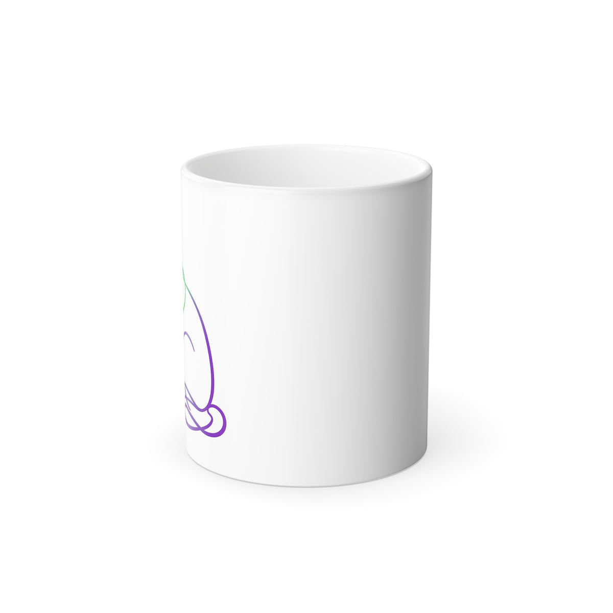 Northern Lights Cat Color-Changing Mug  11 oz