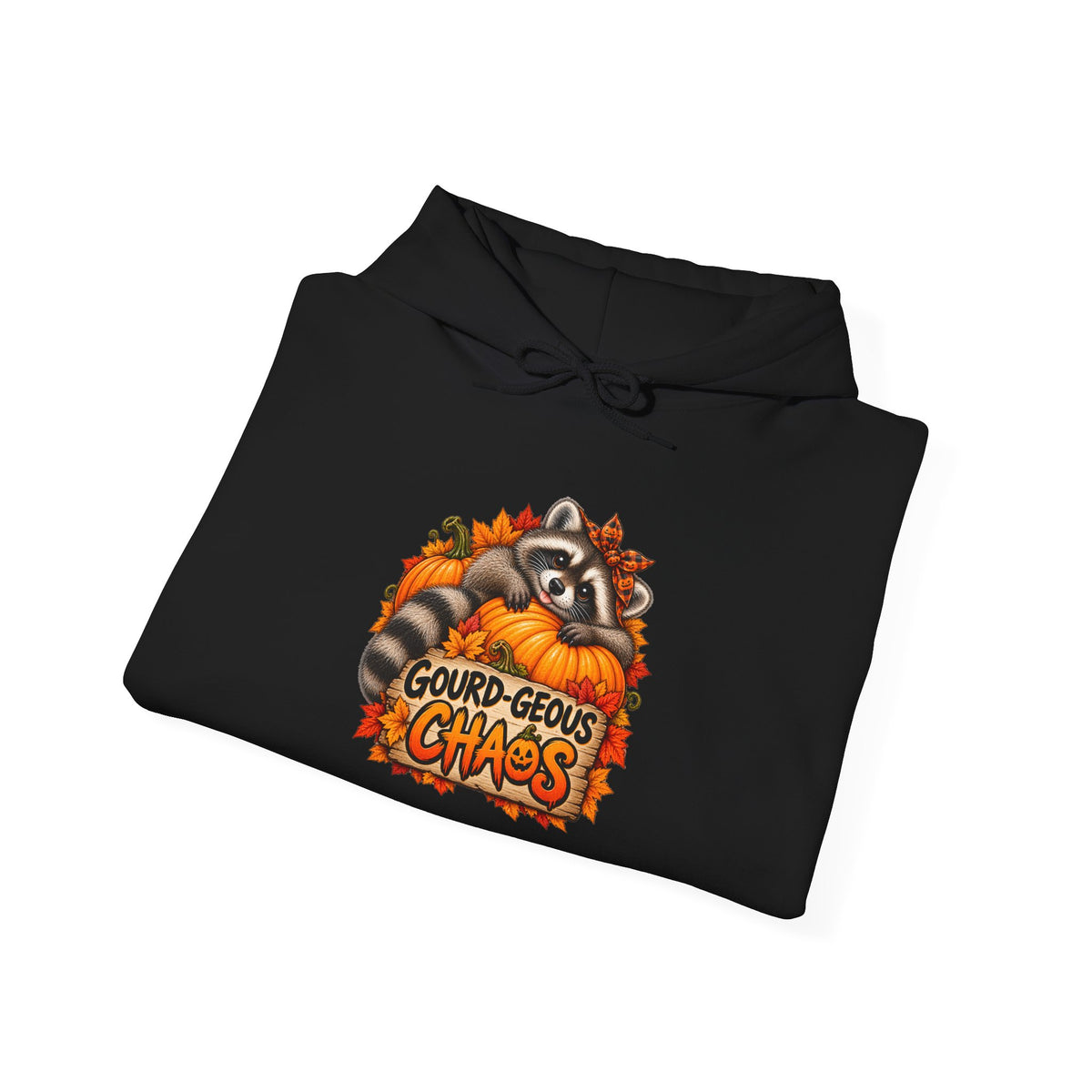 Gourd-geous Raccoon Hooded Sweatshirt