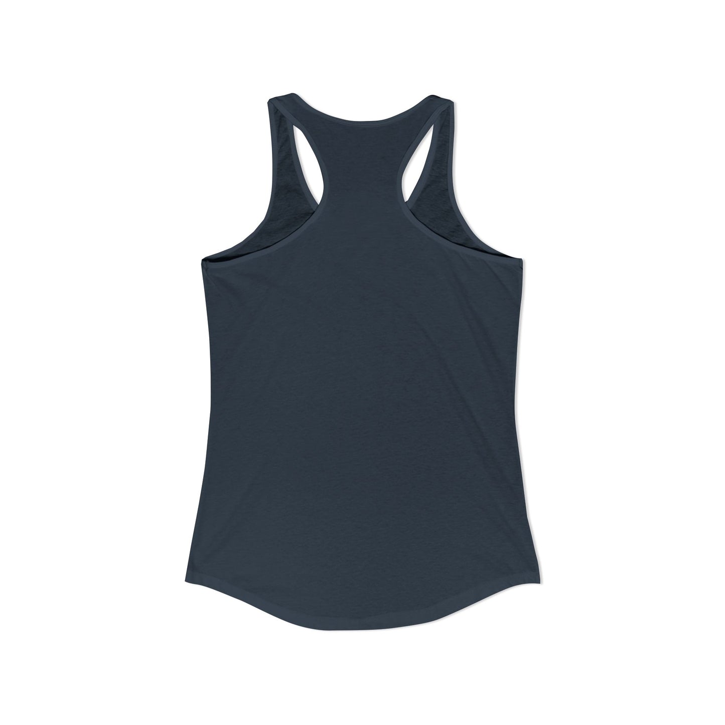 Patriotic Raccoon 4th of July Tank — Raccoon with Flag & Fireworks Racerback Tank
