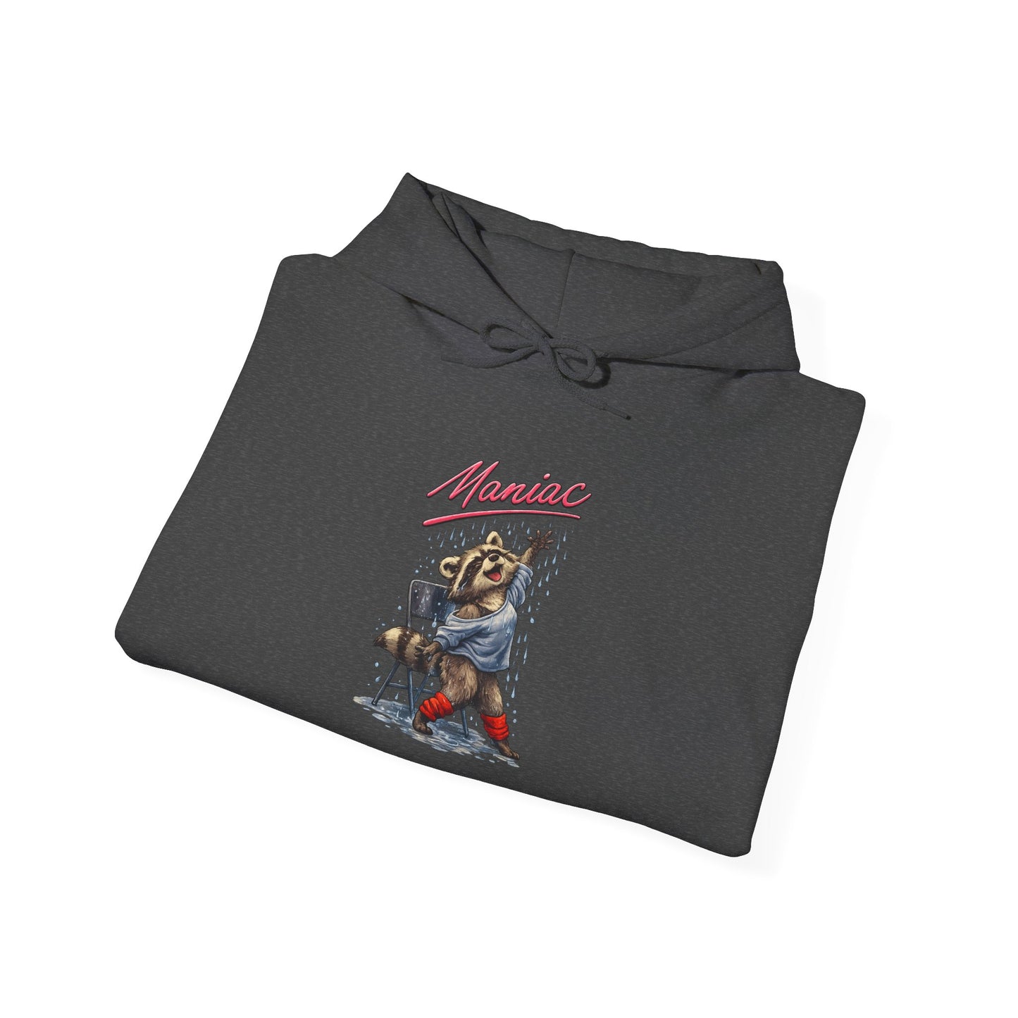 Dancing Raccoon "Maniac" Hooded Sweatshirt