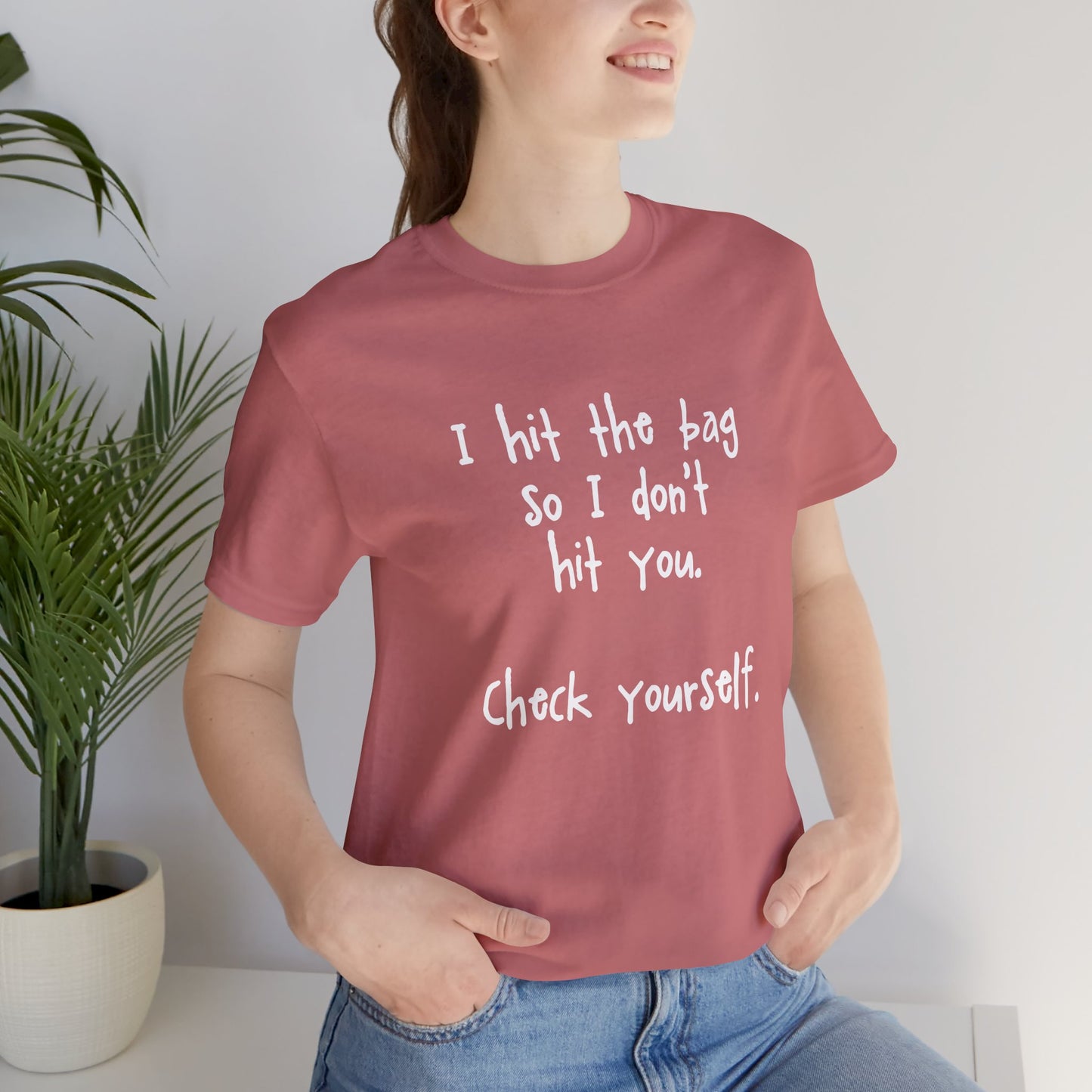 "Check Yourself" Kickboxing Tee