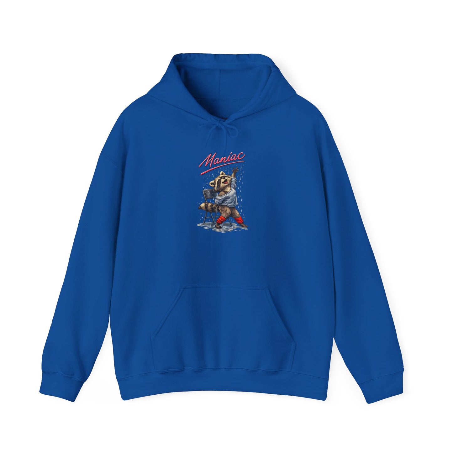 Dancing Raccoon "Maniac" Hooded Sweatshirt