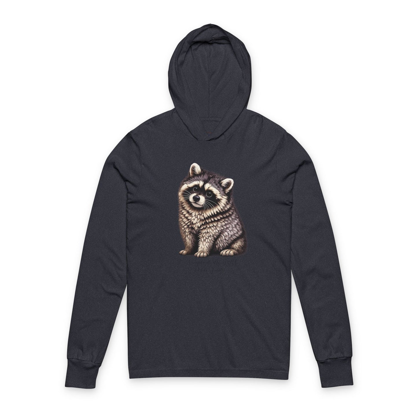 Jimothy The Raccoon Hooded Long Sleeve T-Shirt