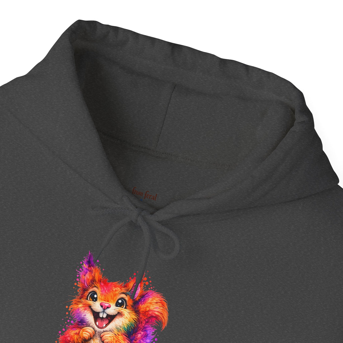 Watercolor Squirrel Hooded Sweatshirt
