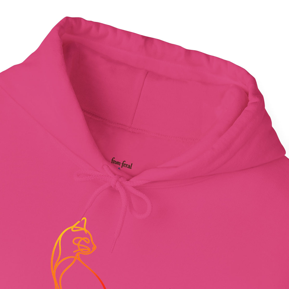Sunrise Cat Hooded Sweatshirt