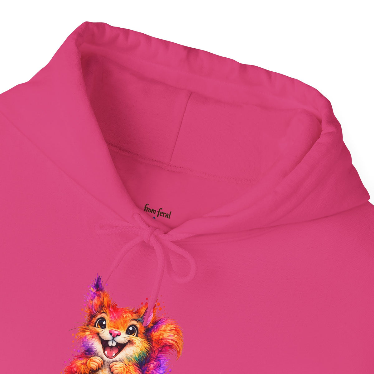 Watercolor Squirrel Hooded Sweatshirt