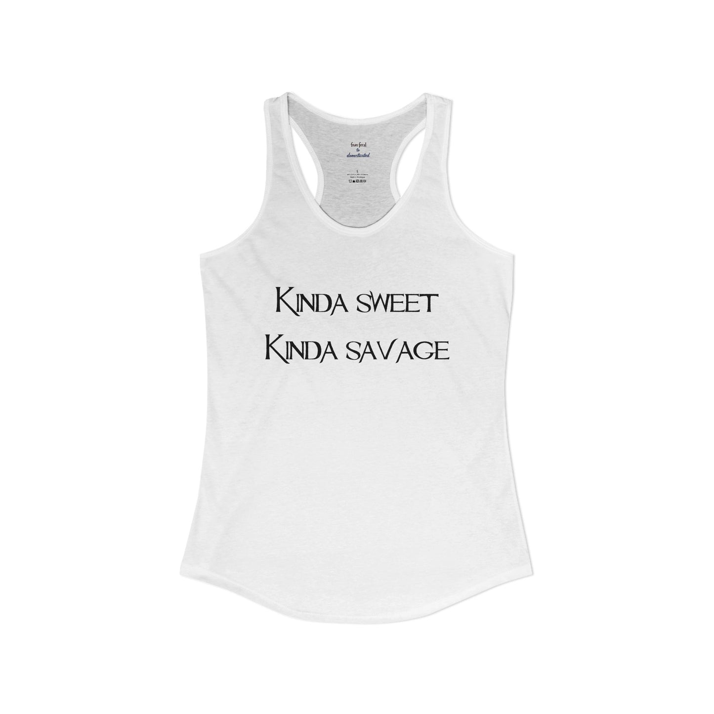 Kinda Both Racerback Tank