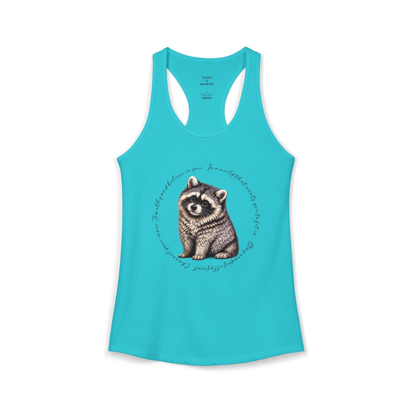 Jimothy Raccoon Racerback Tank