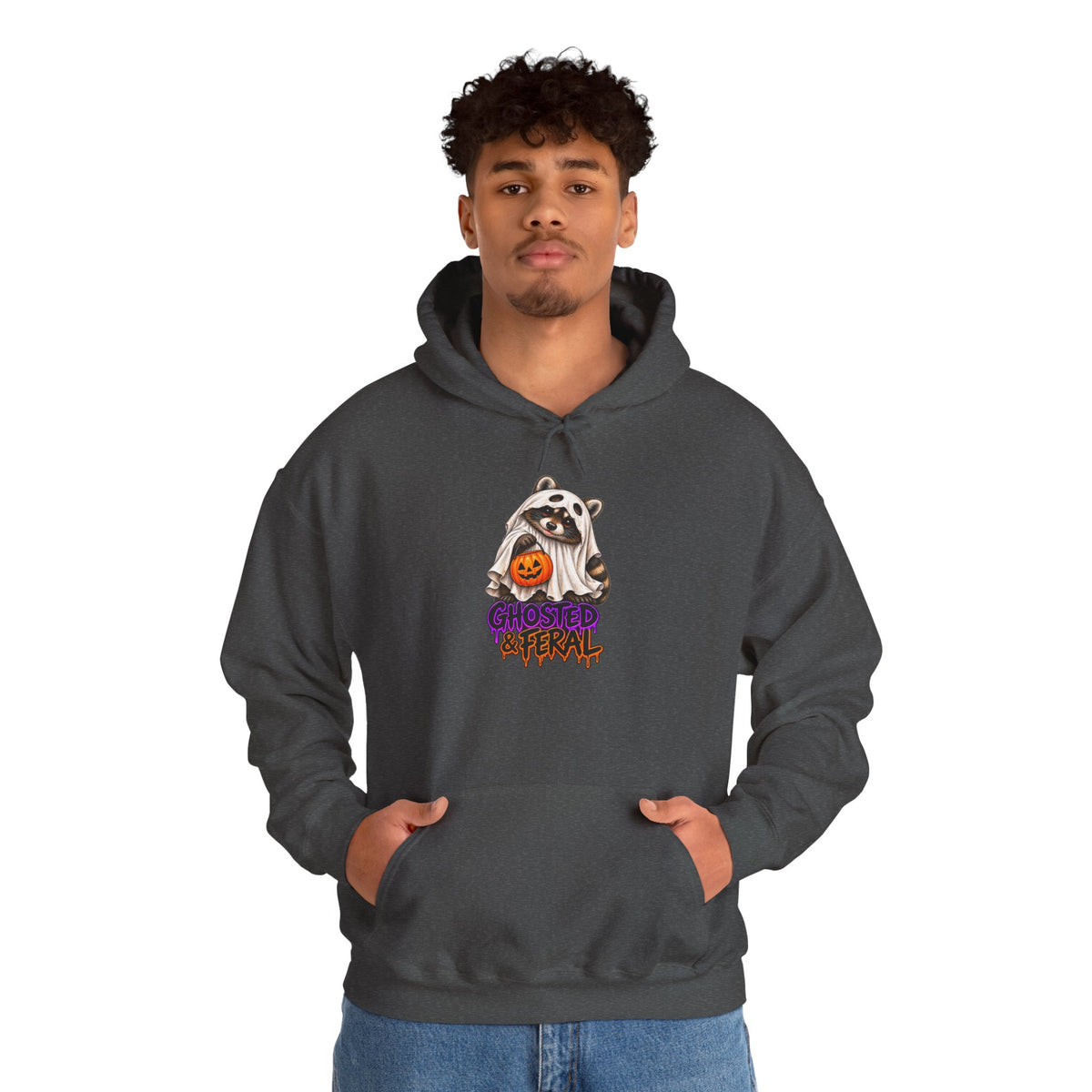Ghosted Raccoon Hooded Sweatshirt
