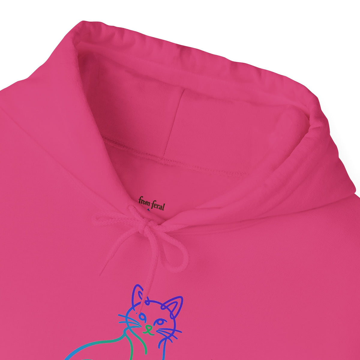 Northern Lights Cat Hooded Sweatshirt