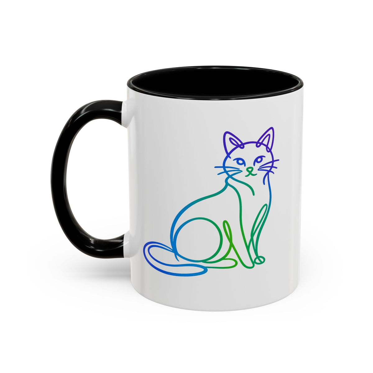 Northern Lights Cat Coffee Mug  (11/15oz)