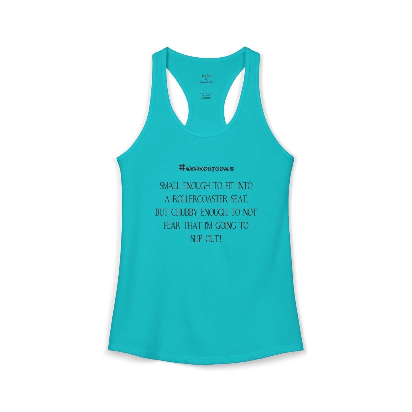 Workout Goals Racerback Tank