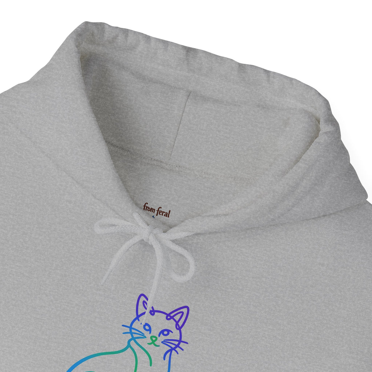 Northern Lights Cat Hooded Sweatshirt