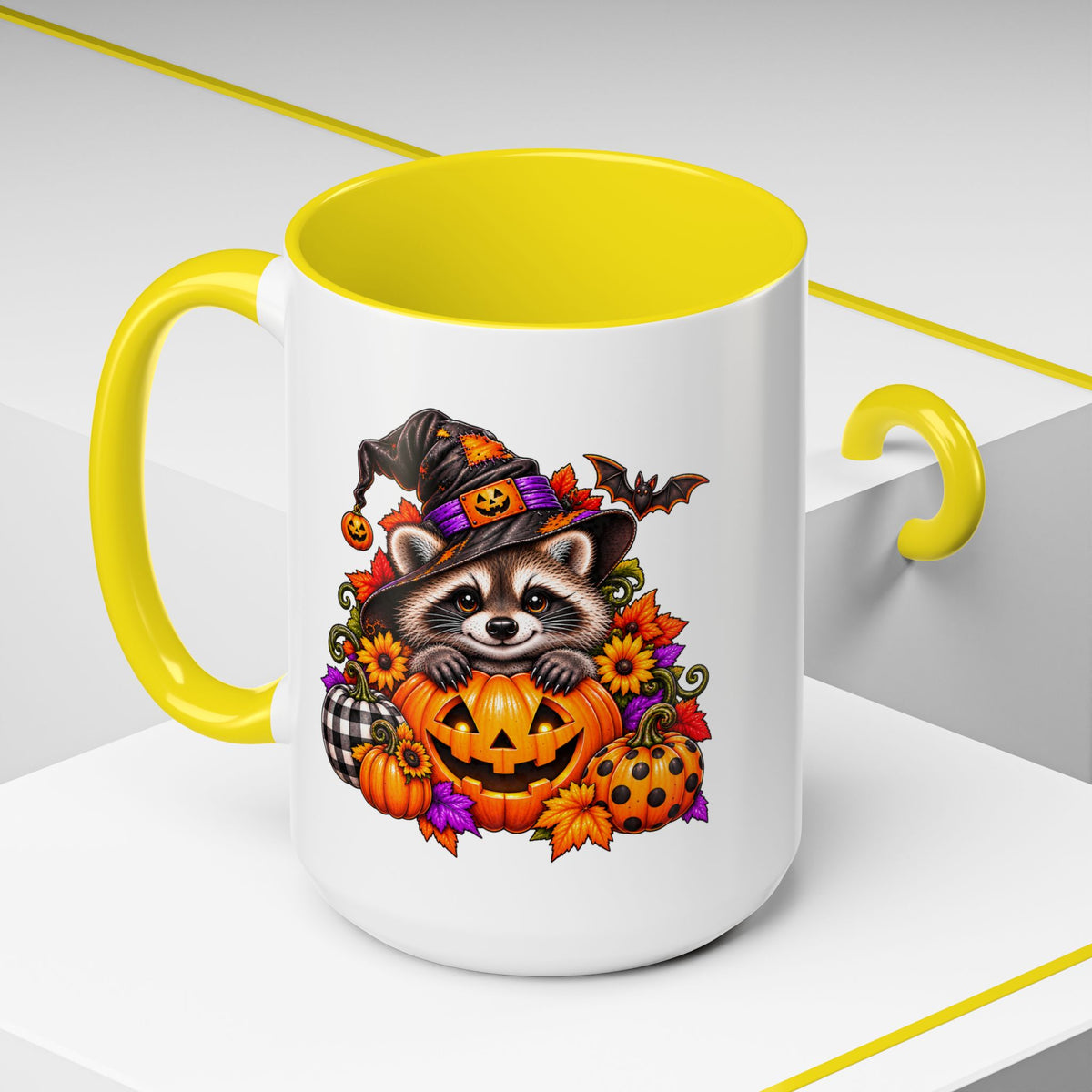 Halloween Raccoon Coffee Mug  (11/15oz)