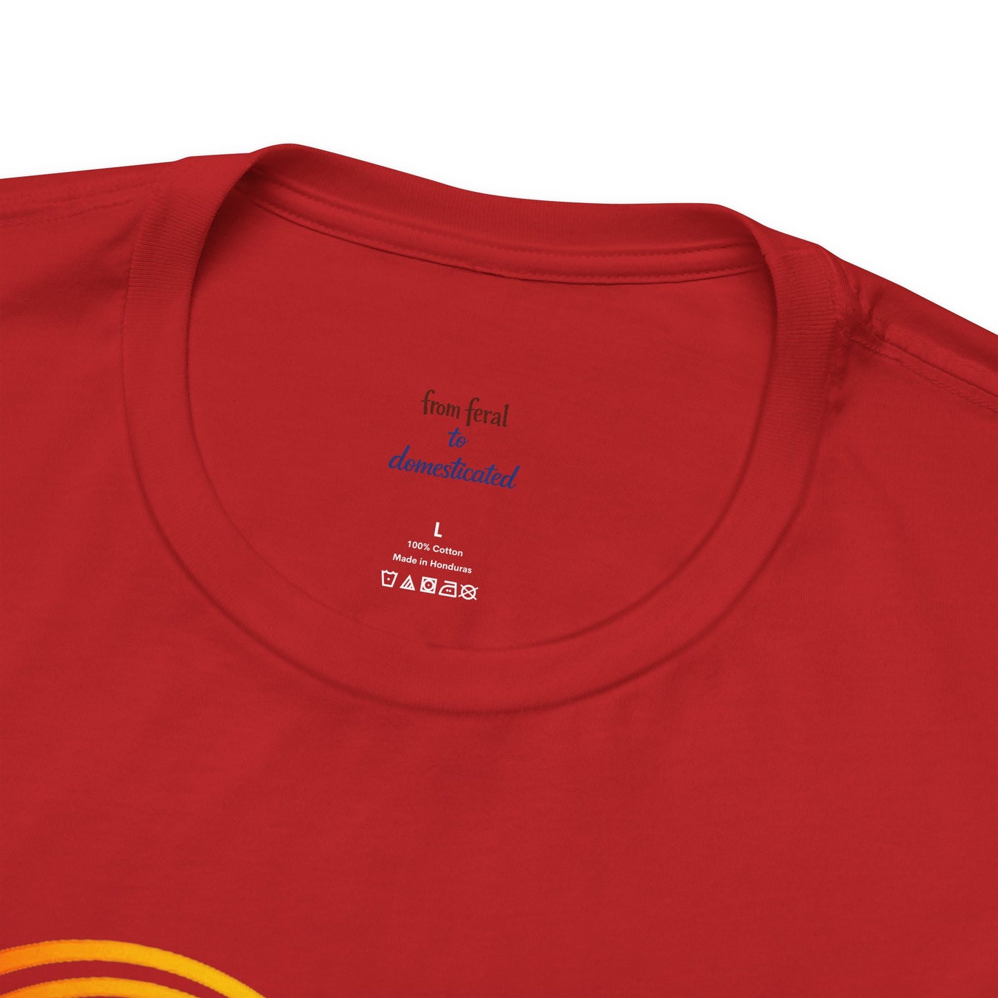 Heart/Paw Colorful Line-Work T-Shirt