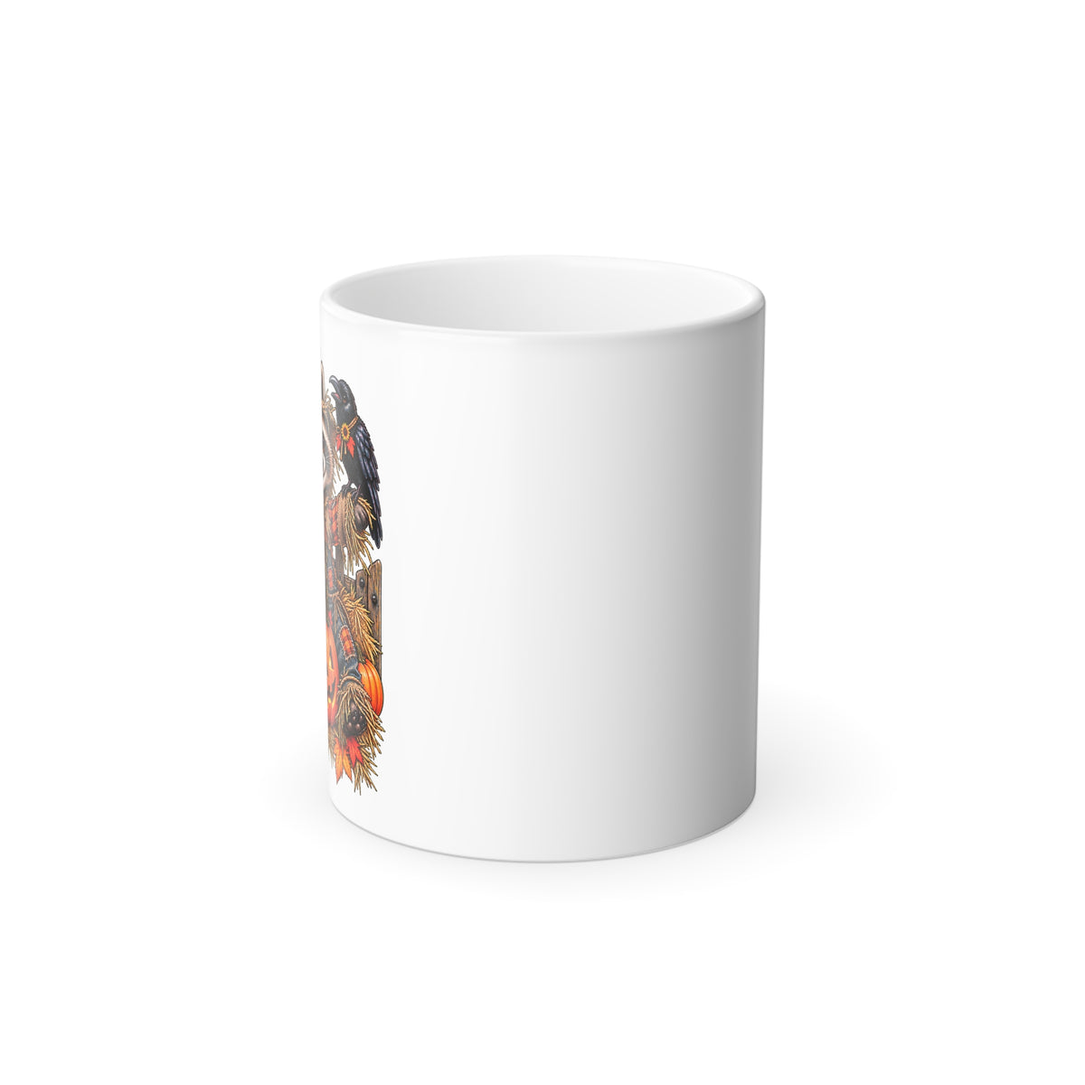 Scarecrow Raccoon Color-Changing Mug  11 oz