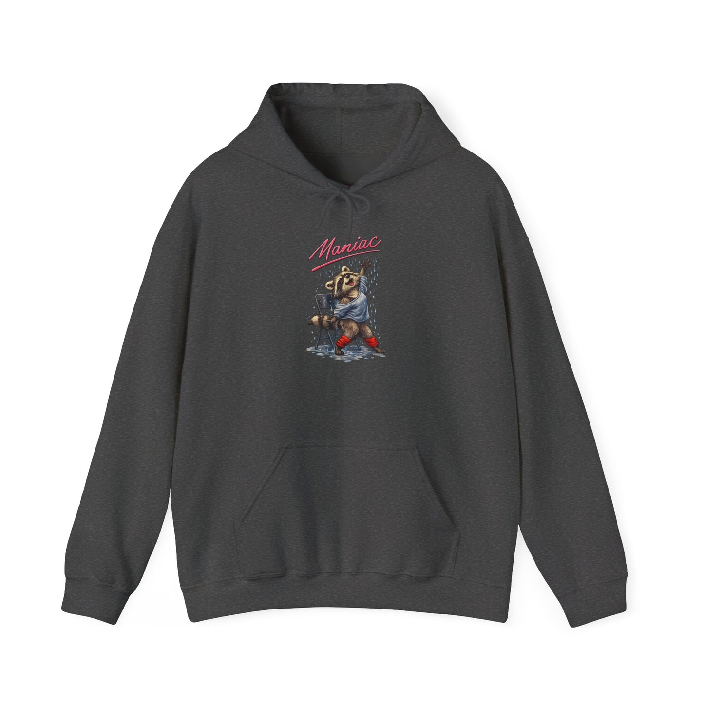 Dancing Raccoon "Maniac" Hooded Sweatshirt