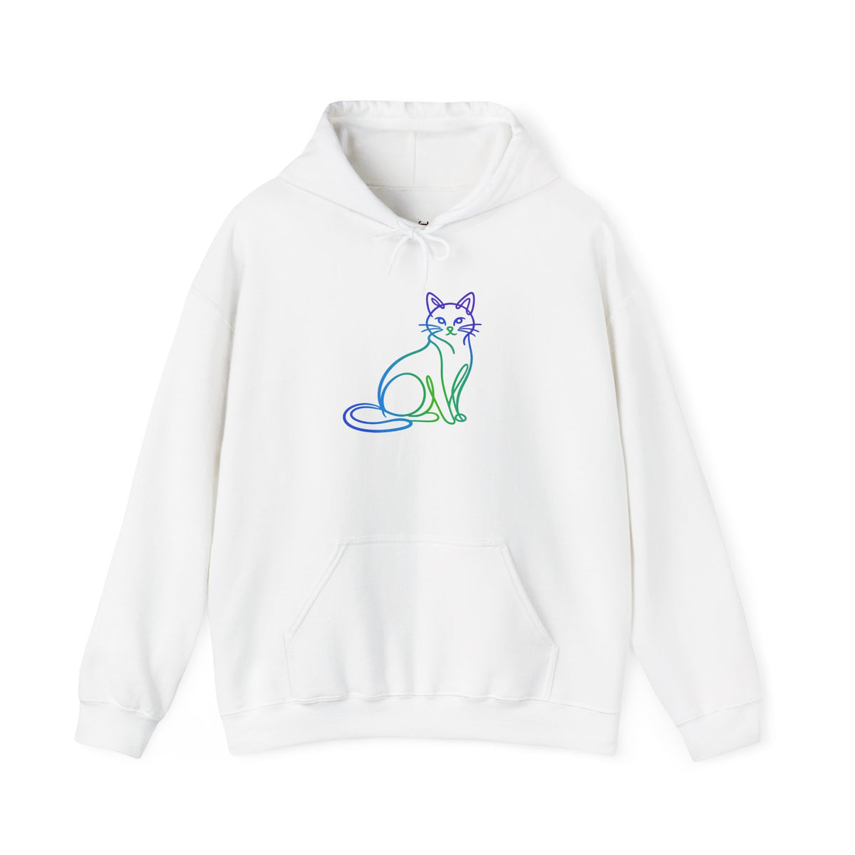 Northern Lights Cat Hooded Sweatshirt
