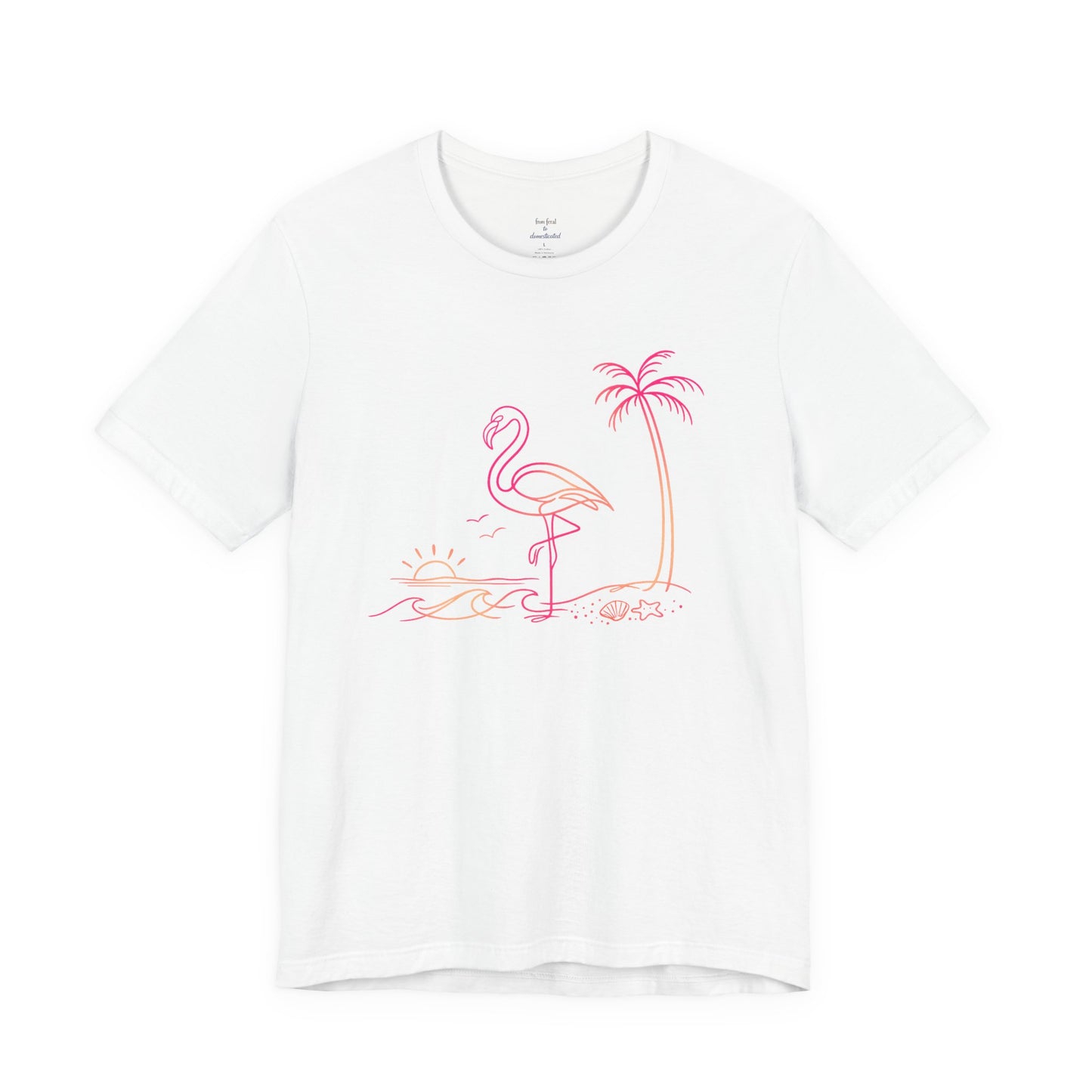 Flamingo Wild Lines T-Shirt