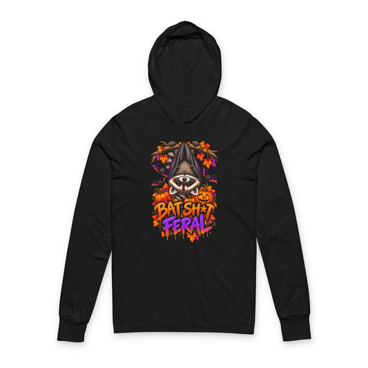 Batty Raccoon Hooded Long Sleeve Tee
