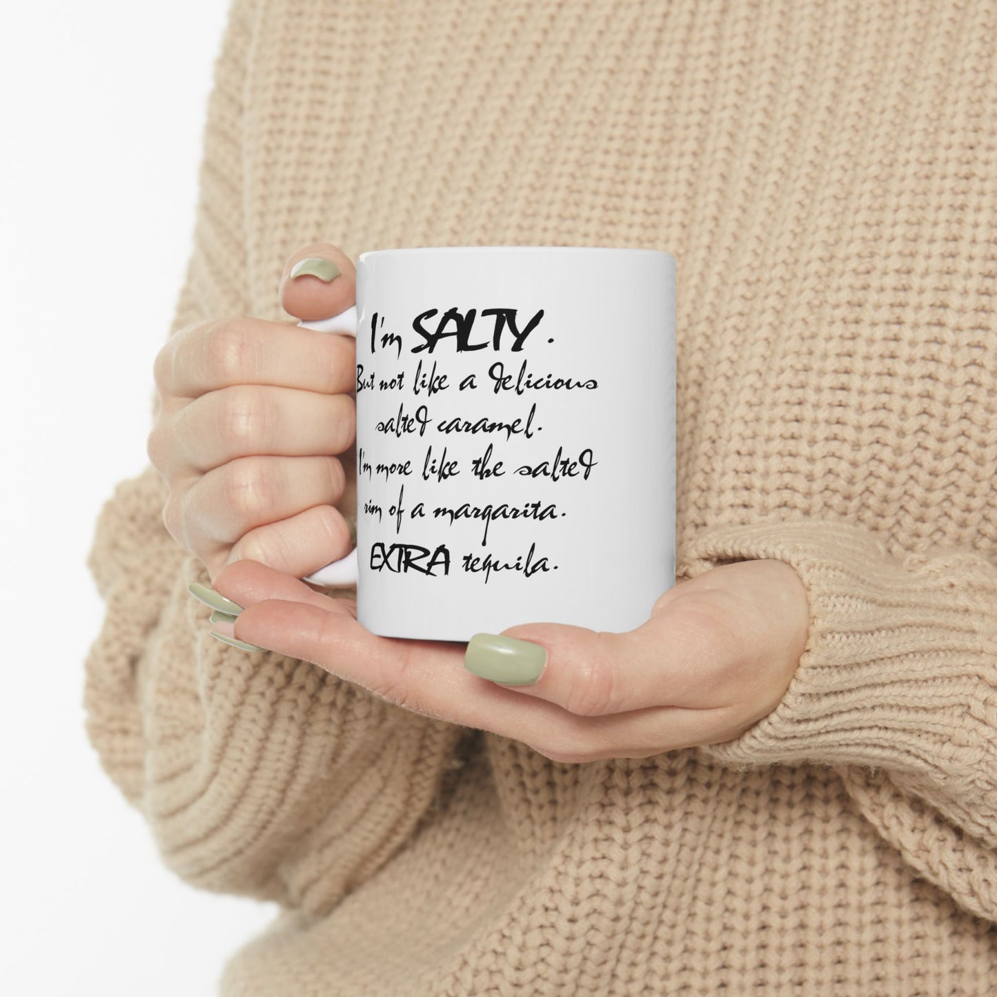 "Salty" Ceramic Mug  (11oz & 15oz)