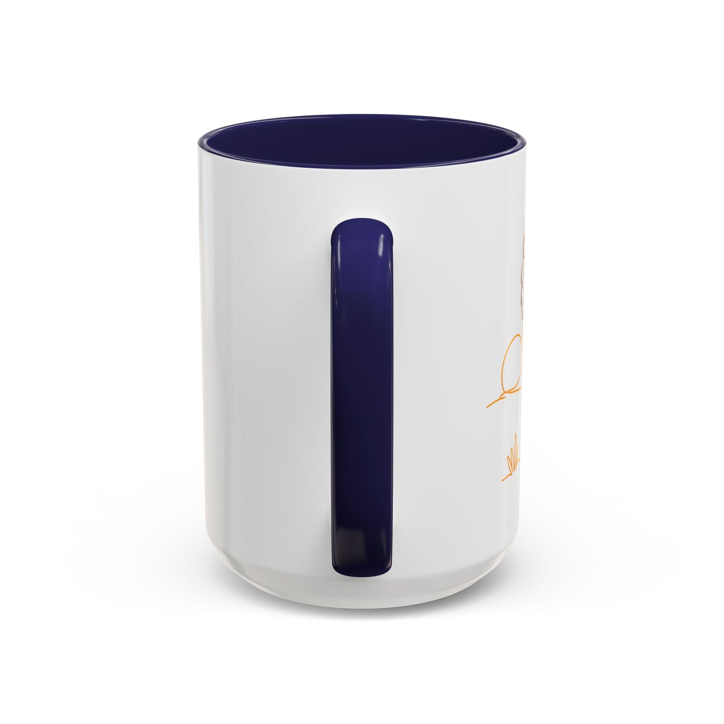Safari Sunrise Coffee Mug — Minimal Line Lion Design (11/15oz)