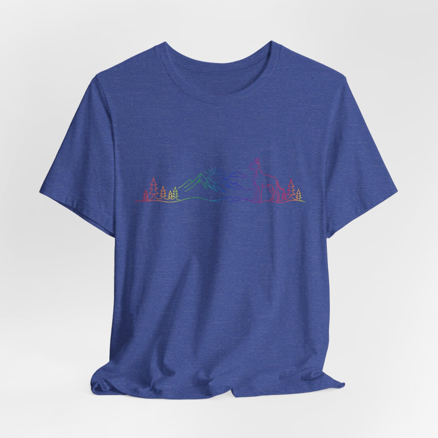 Cropped Great Dane Wild Lines T-Shirt