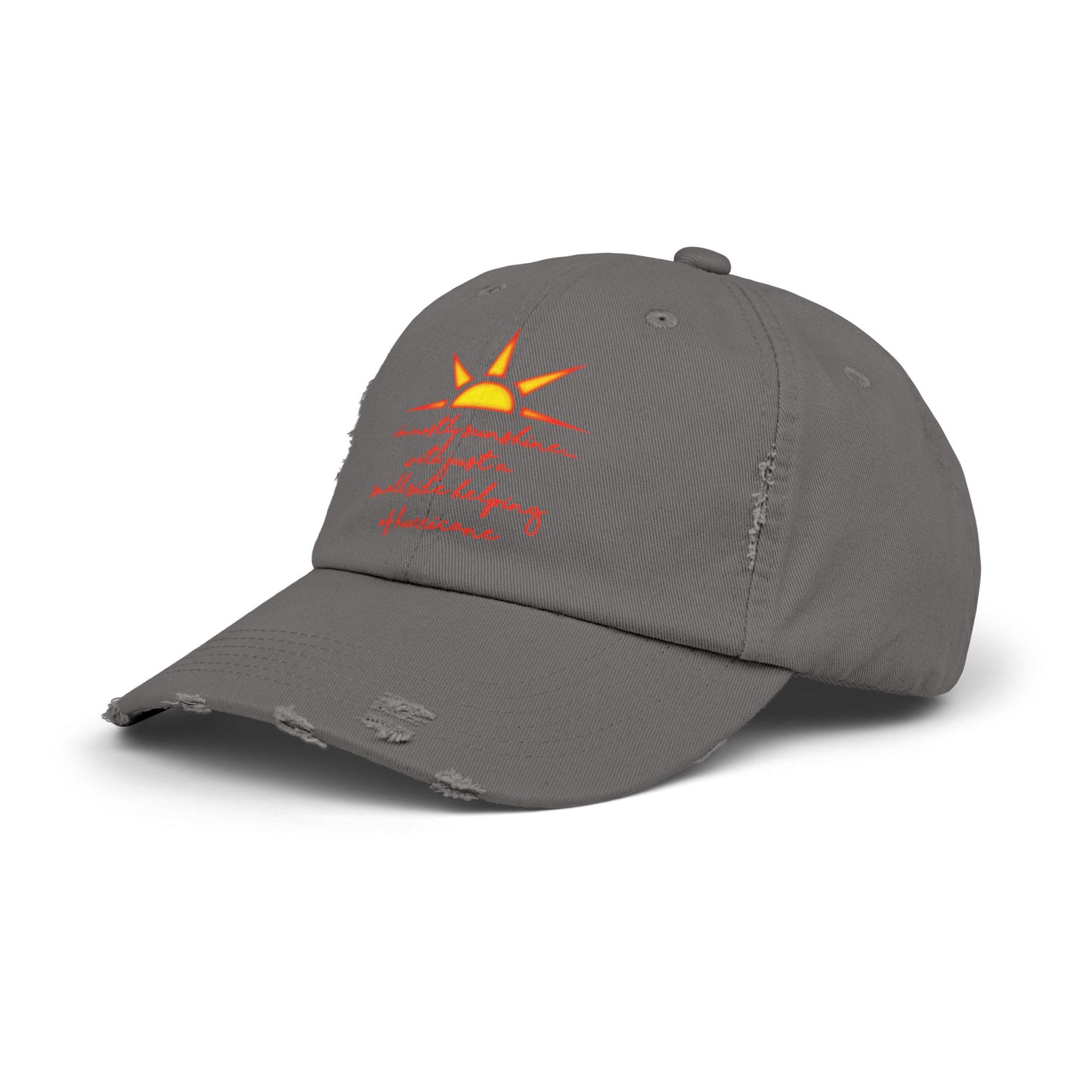 "Sunshine" Distressed Cap —  Funny Truth Hat