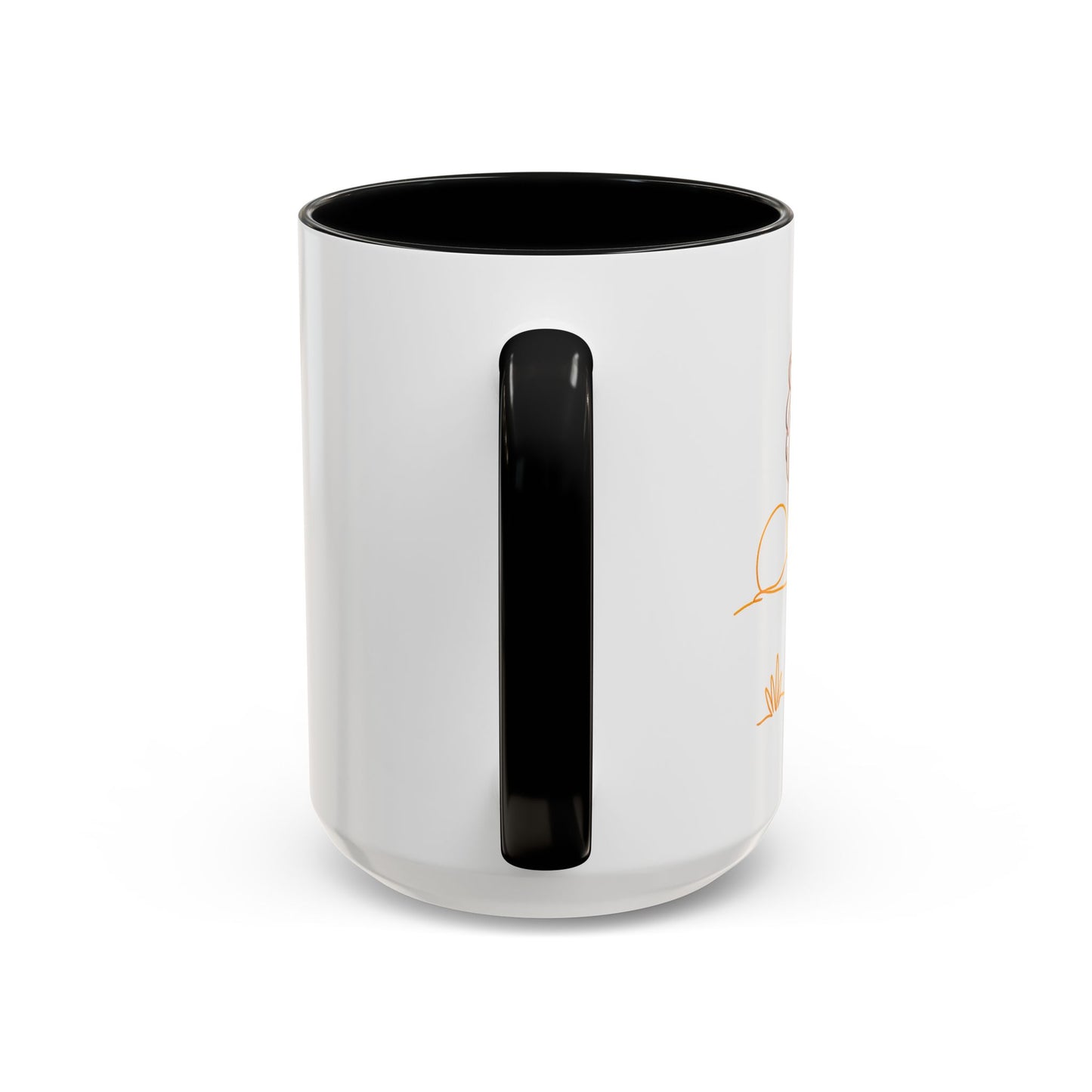 Safari Sunrise Coffee Mug — Minimal Line Lion Design (11/15oz)