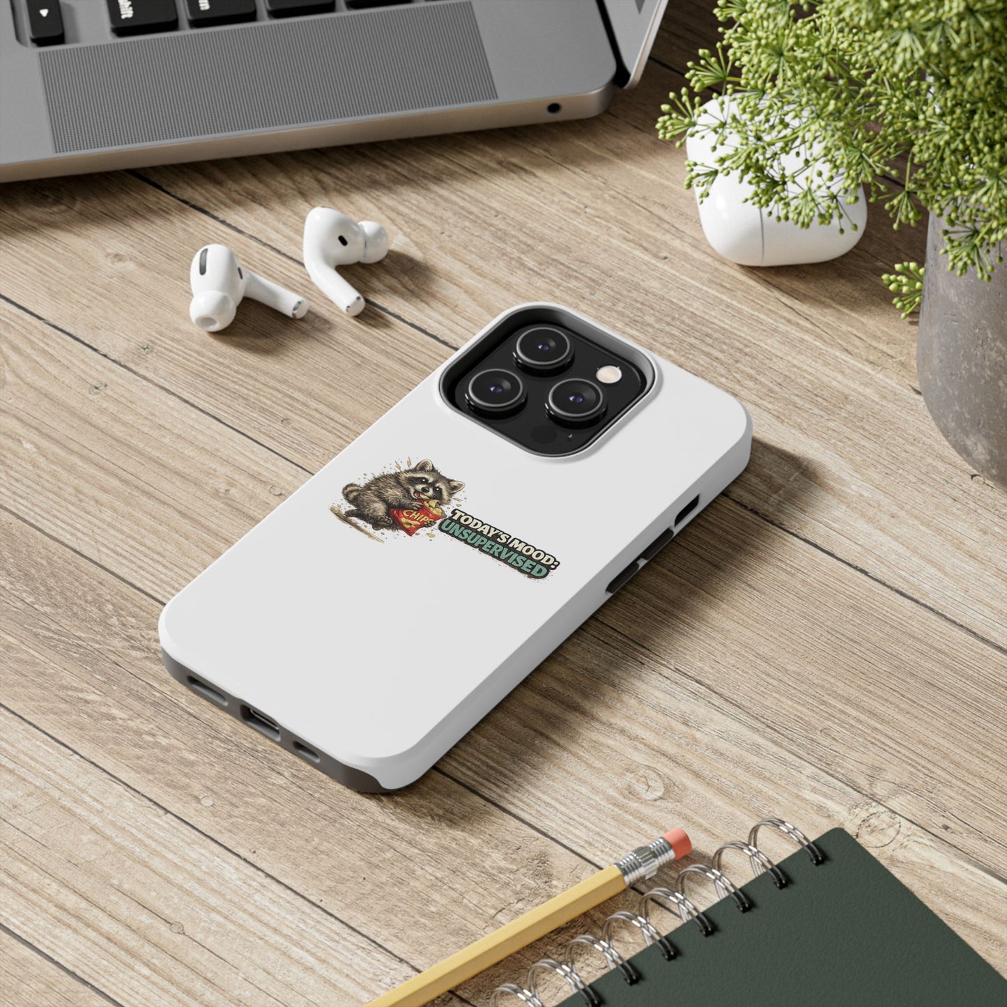 Today's Mood Raccoon Phone Case — Tough & Cute Protective Phone Cover