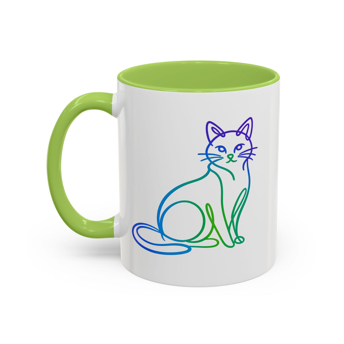 Northern Lights Cat Coffee Mug  (11/15oz)