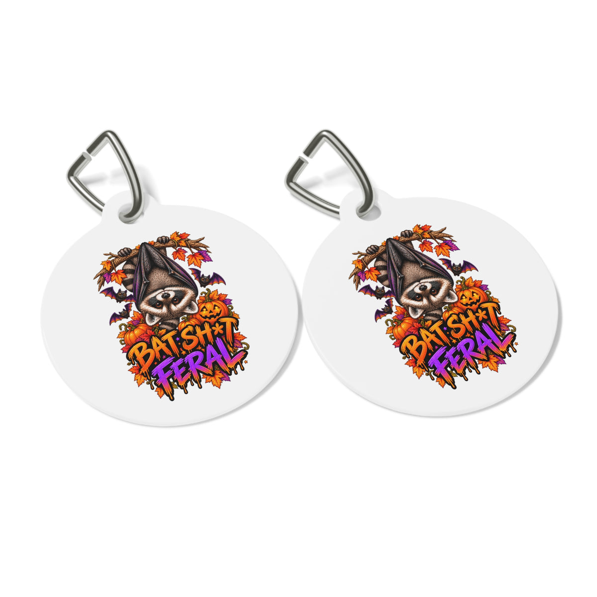 Halloween Raccoon Pet Tag