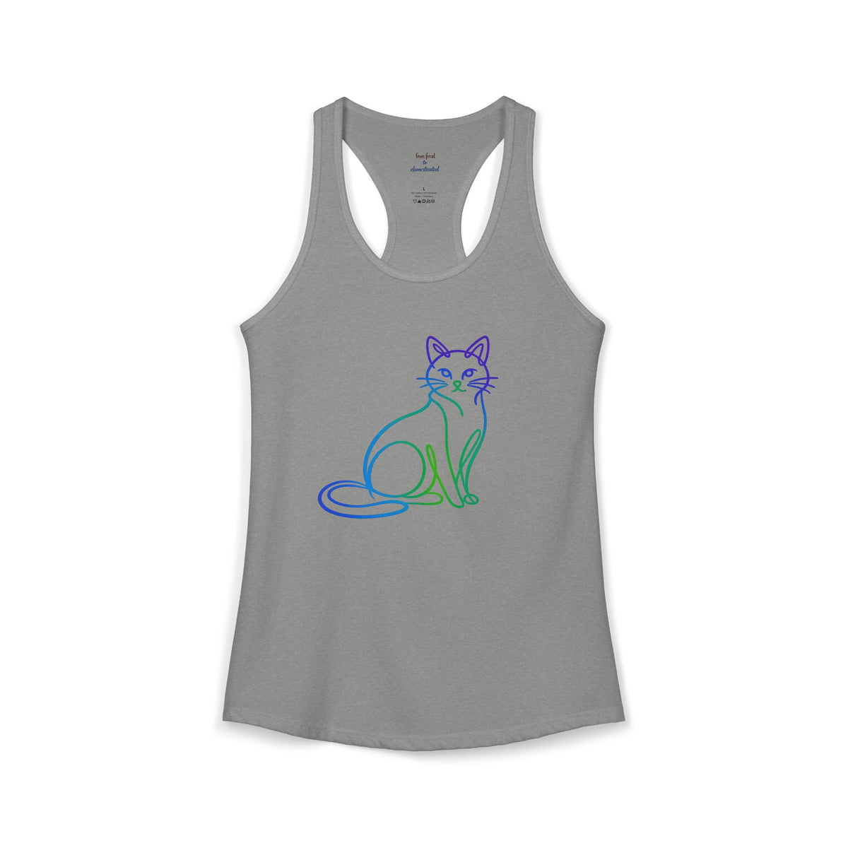 Northern Lights Cat Racerback Tank