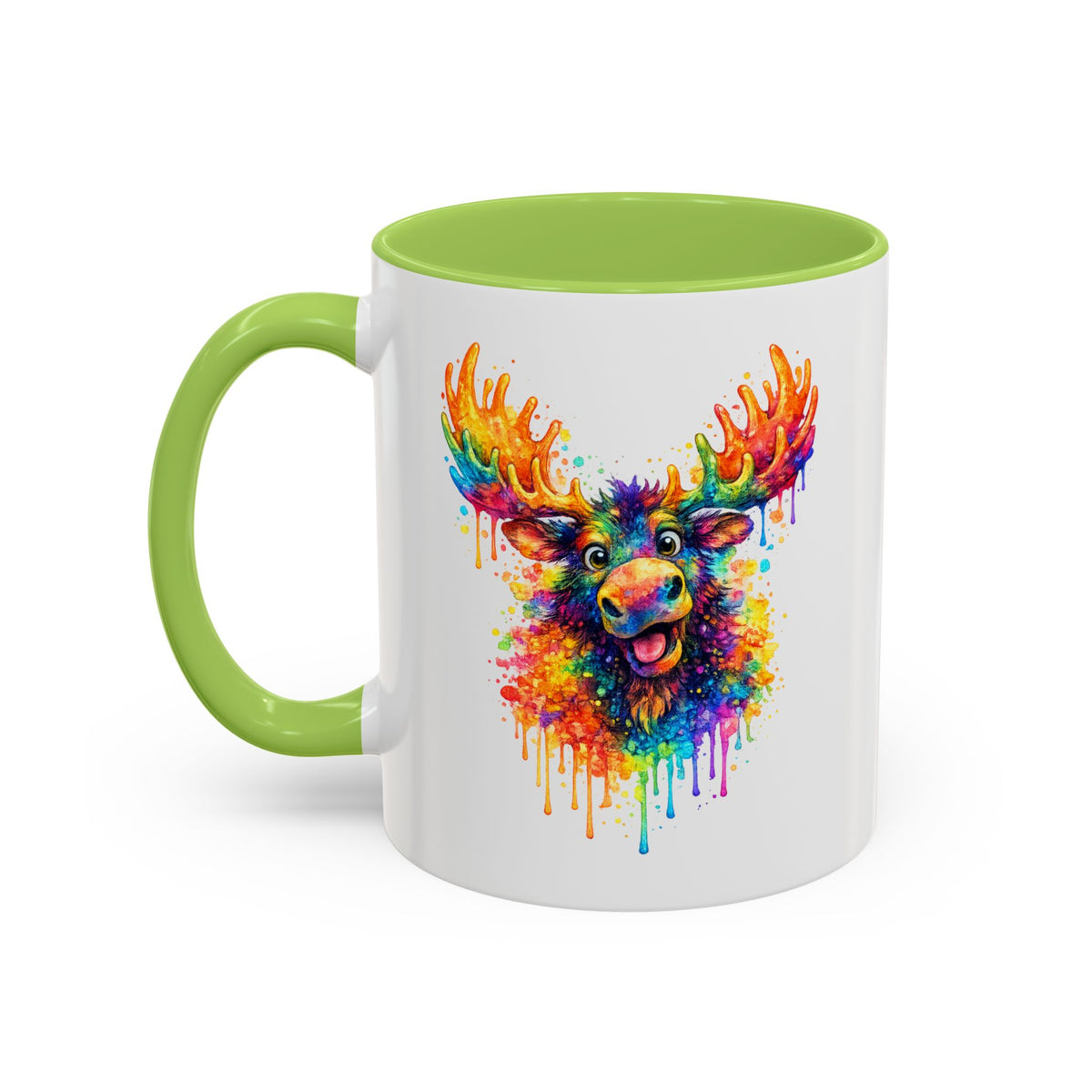 Watercolor Moose Coffee Mug  (11/15oz)