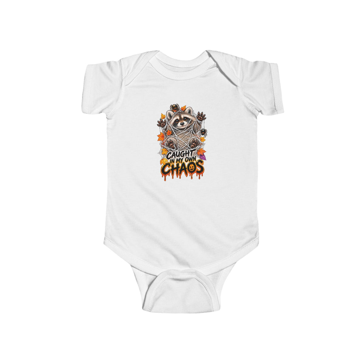 Infant Onesie — Caught Raccoon