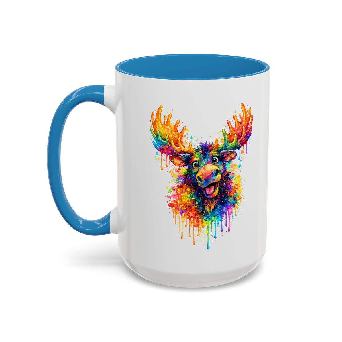 Watercolor Moose Coffee Mug  (11/15oz)