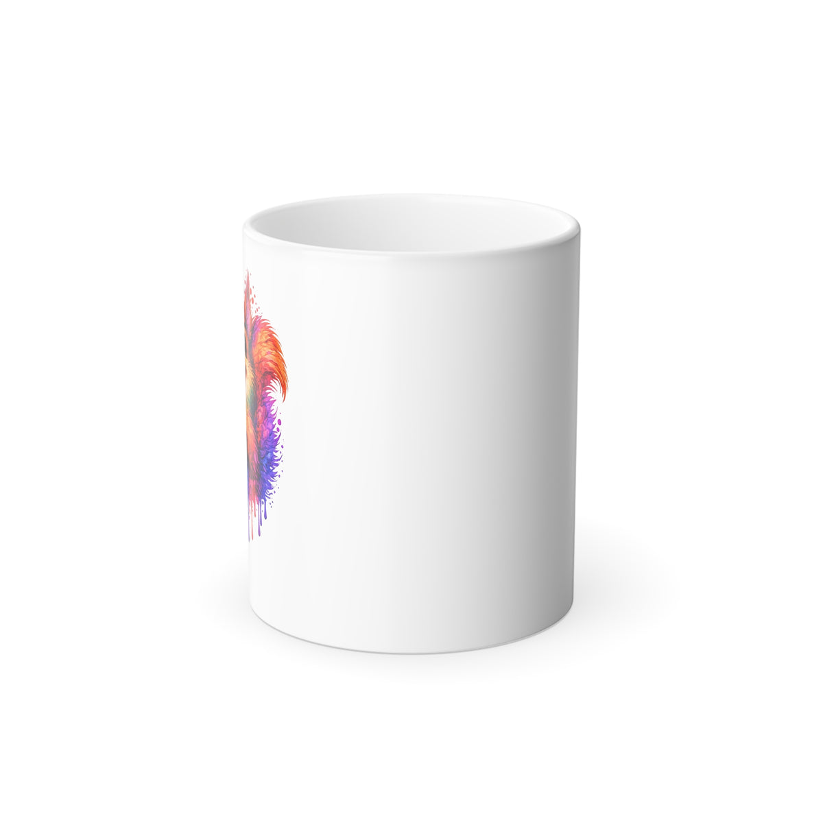 Watercolor Squirrel Color-Changing Mug  11 oz