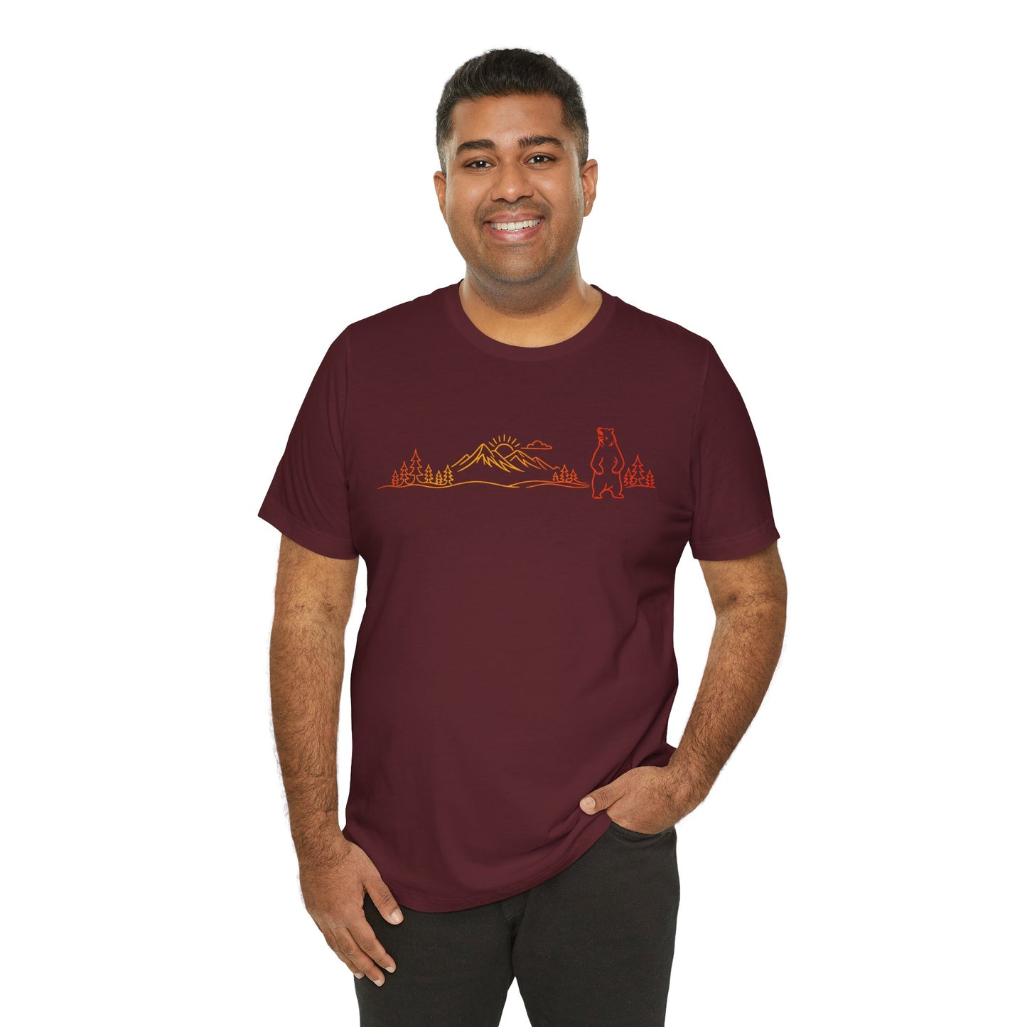 Standing Bear Mountain Scene Tee