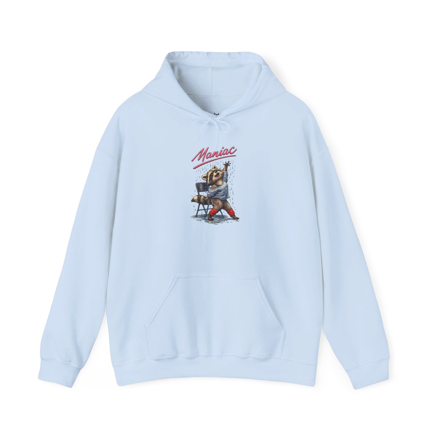 Dancing Raccoon "Maniac" Hooded Sweatshirt